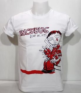 Incubus Love Hurts T Shirt American 90 Indie Alternative Hard Metal 