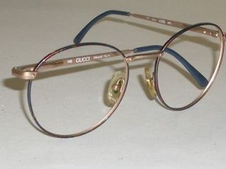   IN ITALY GUCCI GG 2285 52[]19 ROUND SUNGLASSES/EYEGLASS FRAMES ONLY