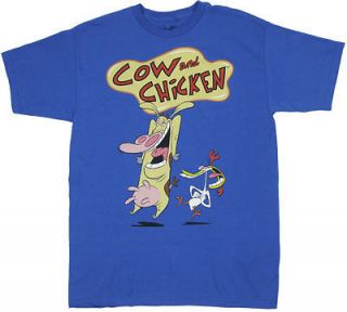 Cow And Chicken T shirt