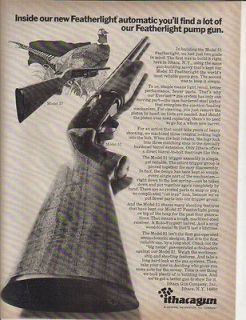 1971 Ithaca Model 37 51 Shotgun Photo Ad