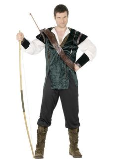 Adult Mens Robin Hood Costume Fancy Dress Costume   M
