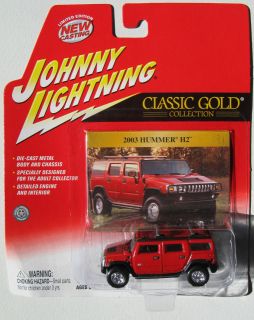JOHNNY LIGHTNING R18 CLASSIC GOLD COLLECTION 2003 HUMMER H2 cr