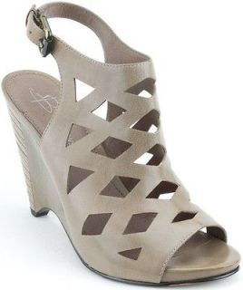 MAKOWSKY Women Shoes Jaden Wedge Slingback 9 Grey New in Box