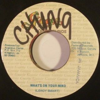 45 REGGAE LEROY SMART Whats On Your Mind GUSSIE RECORDS RARE ROOTS