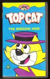 TOP CAT   THE MISSING HEIR   VHS PAL (UK) VIDEO