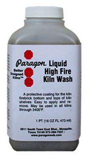 fusing kiln supplies paragon liquid kiln wash 16 oz time