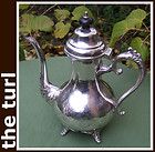 ANTIQUE SILVER PLATED LARGE COFFEE POT SHEFFIELD
