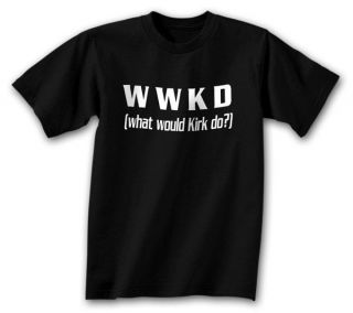 Star Trek WWKD What Would Kirk Do William Shatner T Shirt XXL   2XL 
