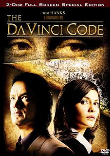 The DaVinci Code (DVD 2006, 2 Disc Set, FS) ~Tom Hanks ~Audrey Tautou 