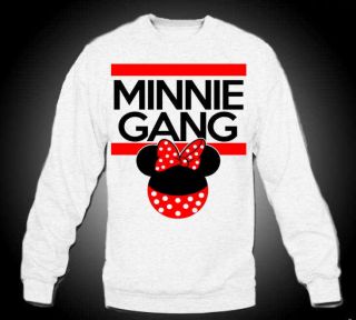 Minnie Gang Crewneck Minnie Mouse YOLO Couples Mac Kanye illest Swag 