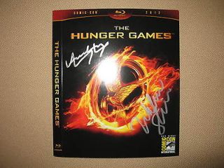Comic Con SDCC 2012 signed autographed the Hunger Games DVD blu ray 