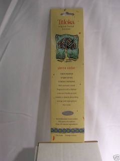 Triloka Herbal India Pinion Incense Sticks   Sweet Woody Scent