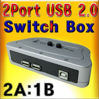 Newly listed USB 2.0 ABCD 4way/port manual switch box data/printer/c 
