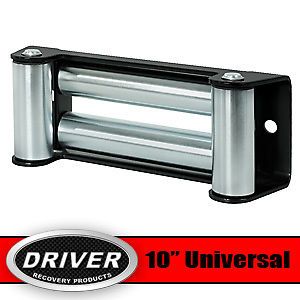 10” Universal Mount Winch 4 Way Roller Fairlead Cable Wire Lead 