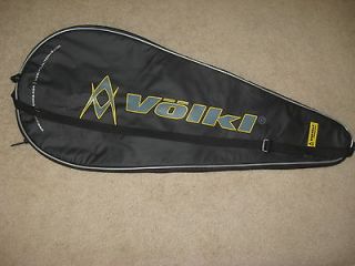 VOLIKI TENNIS RACQUET COVER BLACK/YELLOW/S​ILVER BRAND NEW