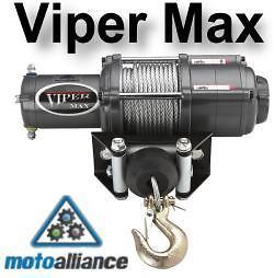 VIPER Max 5000lb UTV Winch & Custom Mount for Polaris RZR XP 900 by 