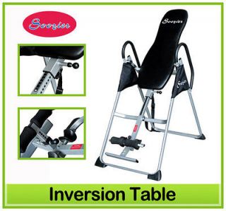 New Soozier Inversion Table Folding Gravity Fitness Therapy Back 