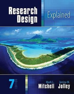 Research Design Explained by Janina M. Jolley and Mark L. Mitchell 