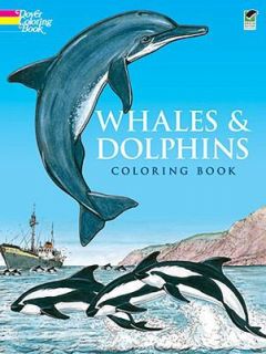 Whales and Dolphins Coloring Book by Joh