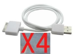 PACKS USB Data Charger Cable Cord for iphone 3 4 4s ipod iTouch