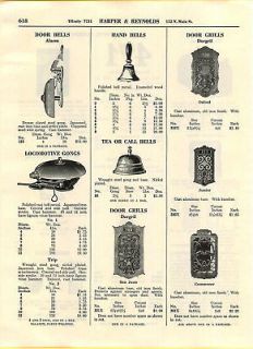 1937 Dorgril Door Grill Locomotive Gongs Alarm Bells ad