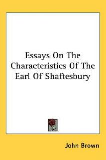   of the Earl of Shaftesbury by John Brown 2007, Paperback