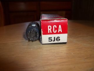 New Vintage Old Stock Electronic Vacuum Tube RCA 5J6 **