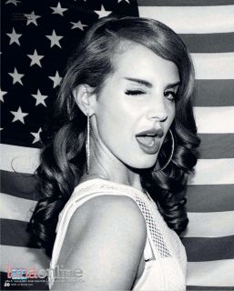 LANA DEL REY BLACK AND WHITE FLAG NEW POSTER ALL SIZES MUGS AND IPHONE 