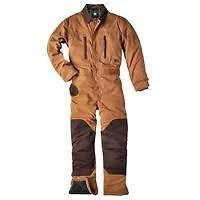 JD15163 John Deere Mens Storm Cotton Insulated Coveralls Brown Size 