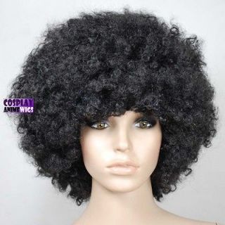 High quality Jumbo Unisex Black Afro Cosplay Wigs A18