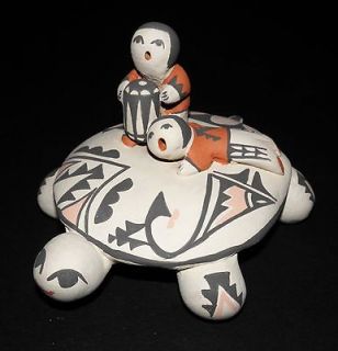 Jemez Pueblo Marie Toya Native American Indian Storyteller Turtle 