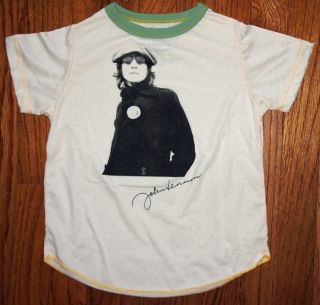 New Authentic Rowdy Sprout John Lennon Vintage Inspired Kids T Shirt