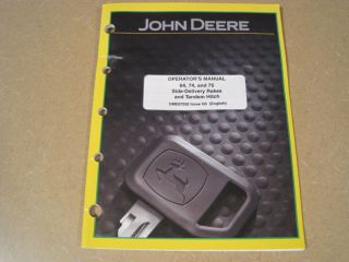 John Deere 64 74 75 hay rake owners manitenance manual