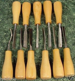 11pc wood carving chisel tool set new mini lathe tools