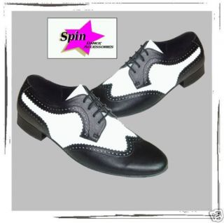 leather wingtip swing rock n roll formal dance shoes from
