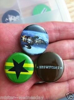   BROWNCOAT 3 BUTTON OR MAGNET SET SERENITY JOSS WHEDON SPACE SCI FI NEW