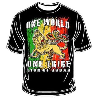 Rastafari Lion Of Judah Rasta T Shirt Reggae Jamaica Marley Selassie 