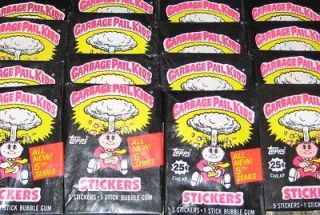 5TH SERIES***** 5 PACKS OF GARBAGE PAIL KIDS 1980S MADE IN THE USA