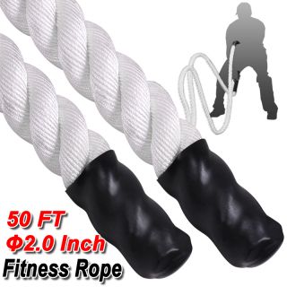   Poly Dacron Strength Training Undulation Rope Battle Fitness Exercise