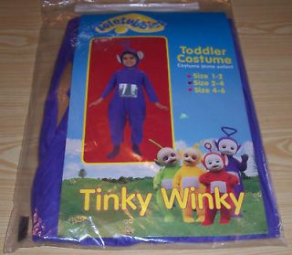 2001 Disguise   Teletubbies Toddler Costume   Tinky Winky Size 2   4 