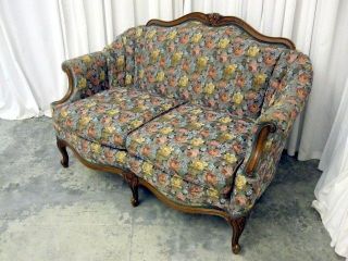 Vintage French Victorian Style Settee Loveseat Fresh Upholstery Xtra 