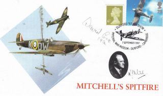 Mitchell’s Spitfire Duxford Airshow Signed D Cox B of