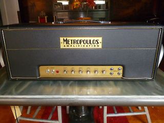 Metropoulos Superlead 12000 Series 1968 era Amp NOS Mullard Mustard 