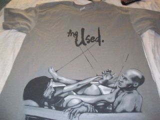 THE USED GRAY BAND T SHIRT BRAND NEW ADULT LARGE PUNK ROCK ANVIL