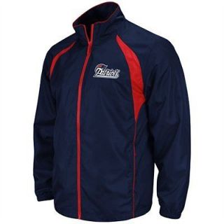  New England Patriots Trainer Full Zip NFL Lightweight Jacket UK S