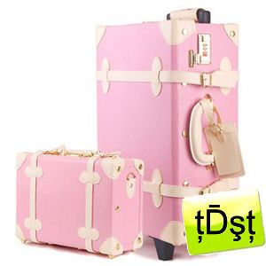 Japanese Luggage 20 Trolley Business Suitcase Set DA23 Pink Lady 