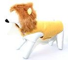 Dog Jacket Lion Coat w/ Mane Hood S M L  Puppy Clothes Sweater Costume 