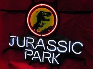 jurassic park movie beer bar neon light sign me453 from