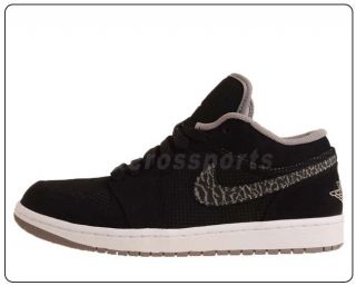 Nike Air Jordan 1 Phat Low Black Elephat Cement 338145 015