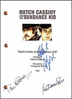 Butch Cassidy and the Sundance Kid Signed Script by Paul Newman 